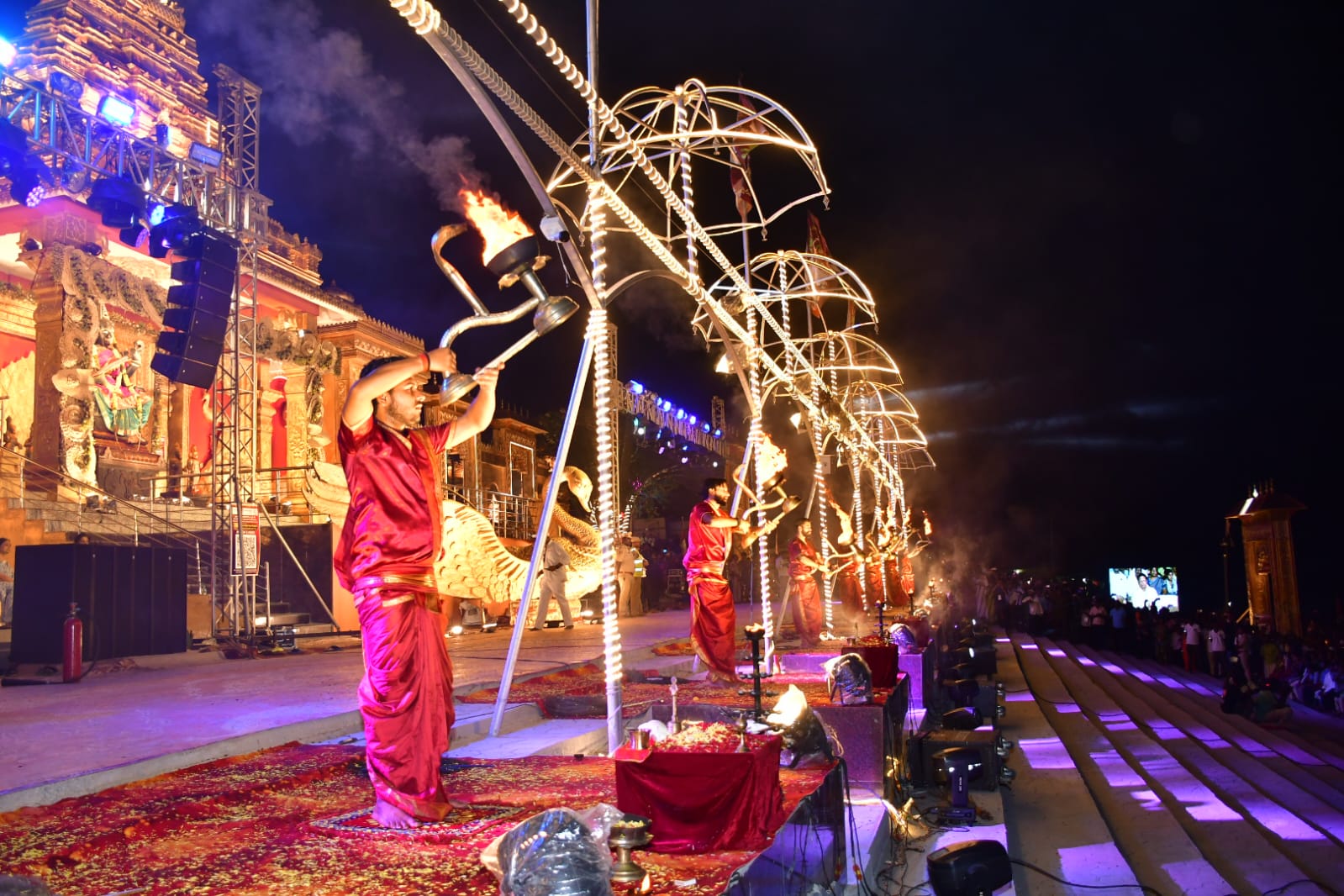 Sacred ritual stage