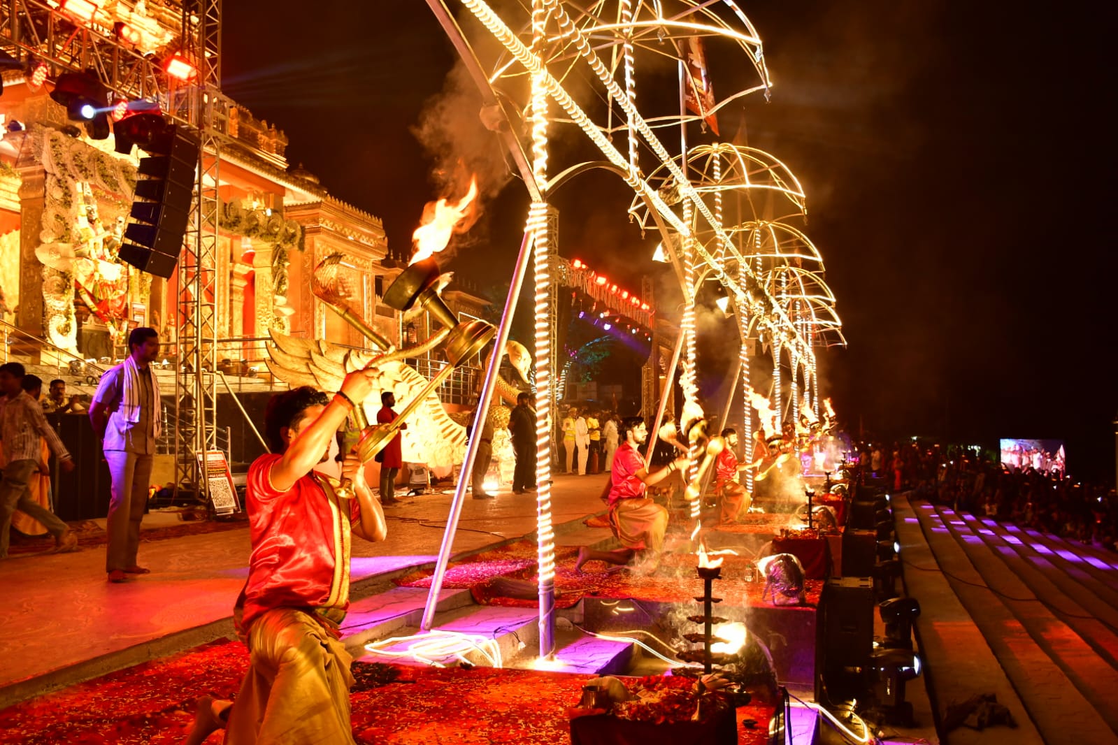 Ganga Aarti Events ceremony